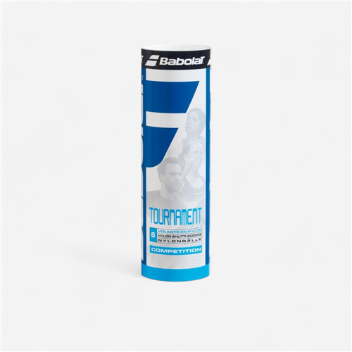 Volant plastique badminton Babolat - Tournament X6 Blanc 