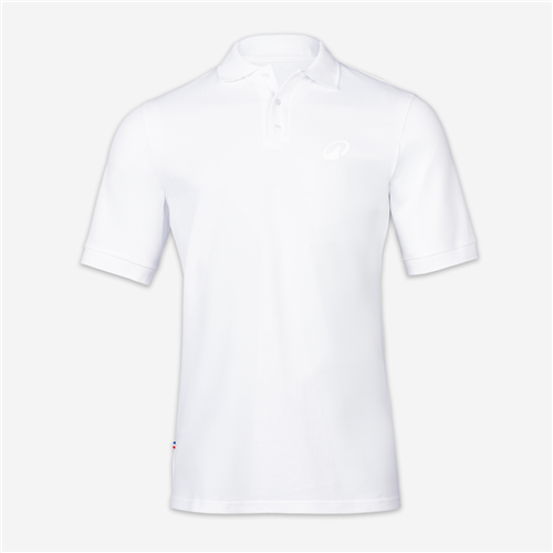 POLO PIQUE MADE IN FRANCE BLANC