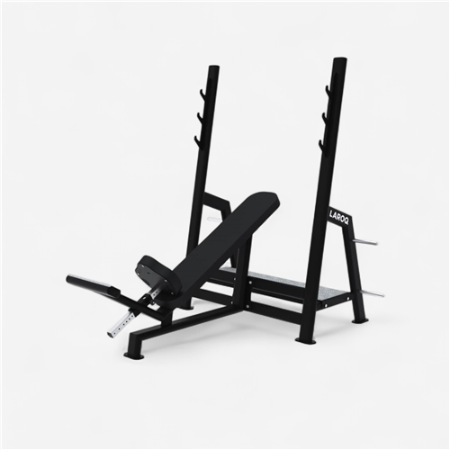 Banc de musculation Laroq - Banc développé Incliné Noir 