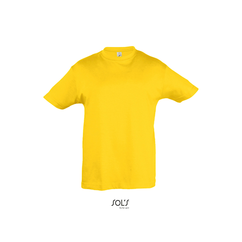 T-SHIRT JUNIOR JERSEY 150 JAUNE