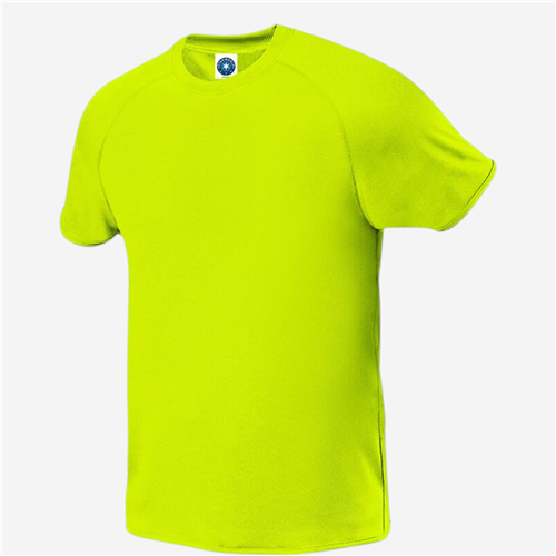 Tee-shirt manches courtes Starworld - Événementiel Jaune Fluo 