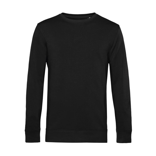 SWEAT COL ROND ORGANIQUE HOMME NOIR