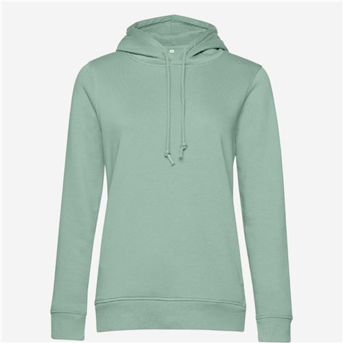Sweat à capuche femme B&C - Organic Vert D'Eau