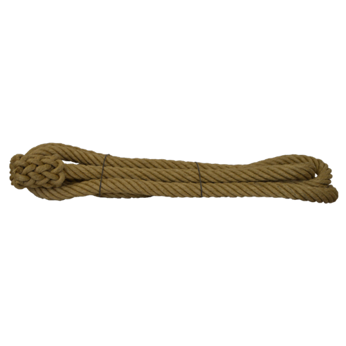 Corde à grimper Chanvre 3Mx30Mm Anneau Sportifrance