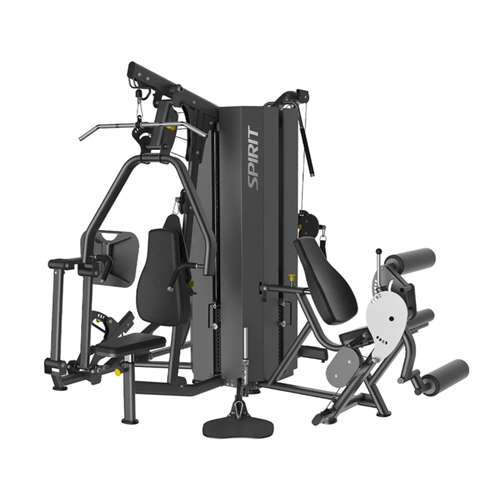 Station de musculation 4 utilisateurs simultanés - Spirit 4 Stack Multi-Jungle noir