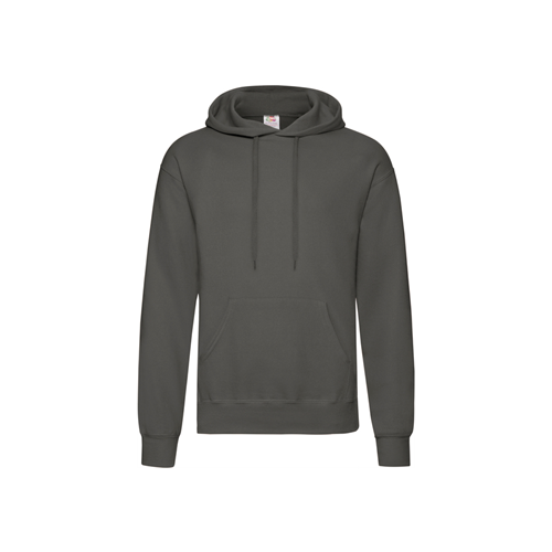SWEAT CAPUCHE GRIS FONCE