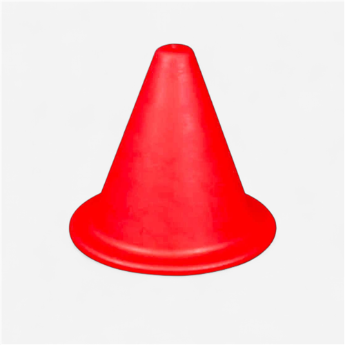 Cône souple épais 18 cm - Rouge