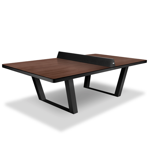 Table tennis de table extérieure fixe GARDEN noir et marron