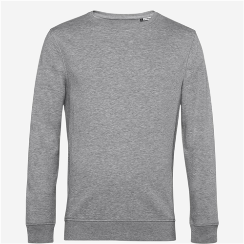 SWEAT COL ROND ORGANIQUE HOMME GRIS