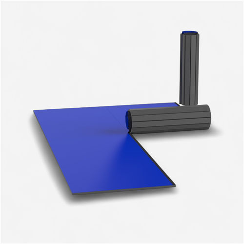 Tapis de sol combat 1m2 x4cm Sportcom - Flexiroll Riz bleu