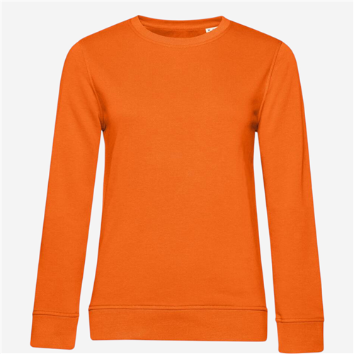 Sweat Shirt col rond femme B&C - Organic Orange
