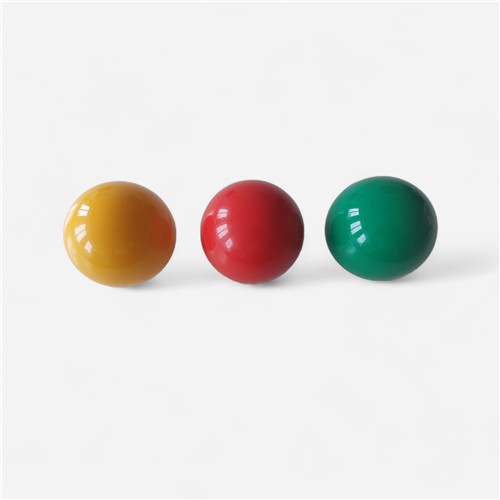 Lot de 3 balles de scène 70 mm (100 g) - Rouge/jaune/vert