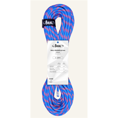 Corde WALL CRUISER 9.6MM UNICORE 20M Bleu