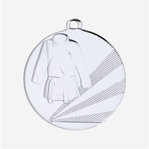 Médaille 50 mm - Judo Argent 