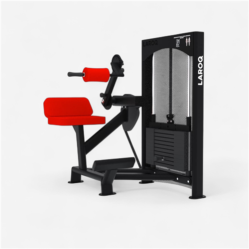 Appareil de musculation Laroq - Abdominaux haut et bas rouge 75 Kg 