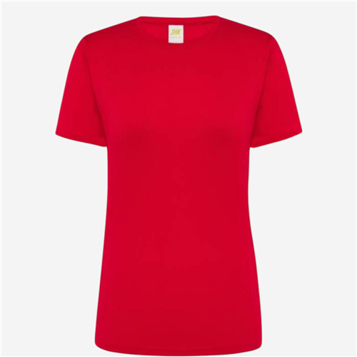Maillot manches courtes femme JHK Textile - Polyester Rouge 