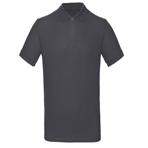POLO ORGANIC HOMME GRIS FONCE