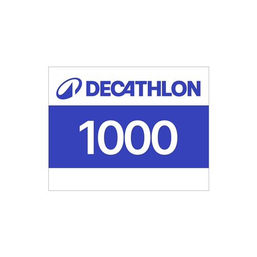 dossards course à pied decathlon bleu 1-1000