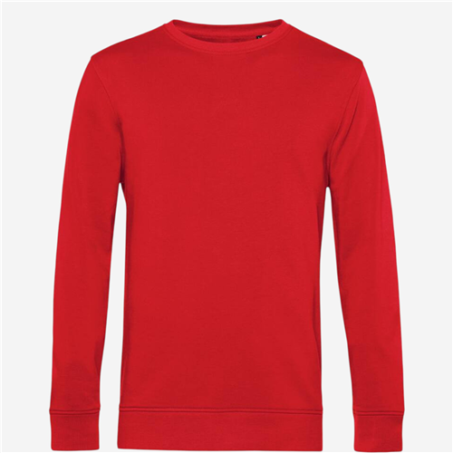 Sweat Shirt col rond homme B&C - Organic Rouge