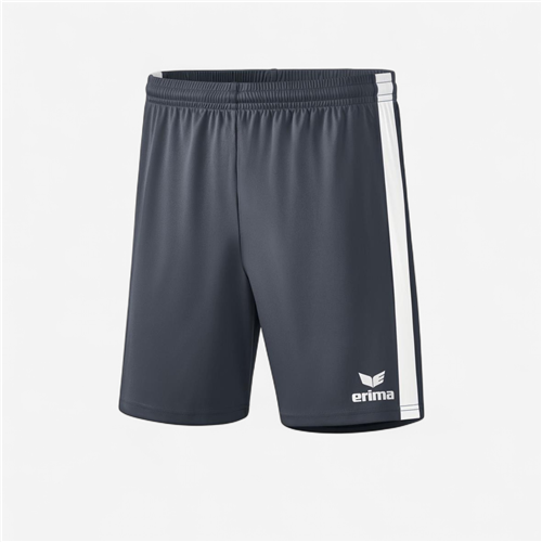 Short football Erima Adulte - Retro Star Gris/Blanc 