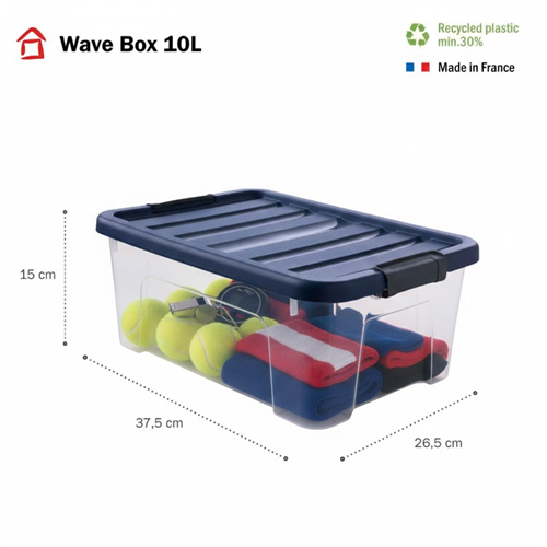 BAC DE RANGEMENT WAVE BOX S - 10L