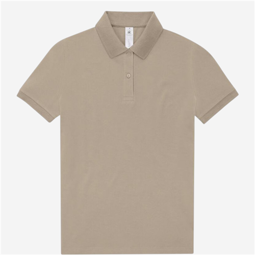 Polo femme B&C - Coton 210 Bleu Beige 
