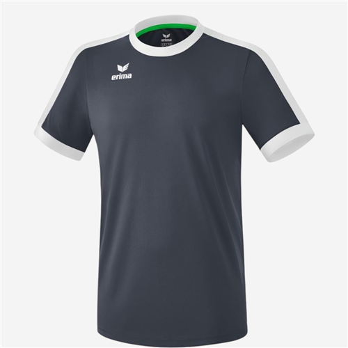 Maillot manches courtes football Erima Adulte - Retro Star Gris