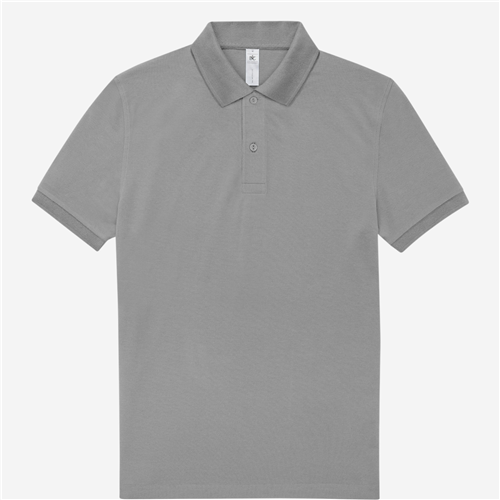 Polo homme B&C - Coton 210 Gris 