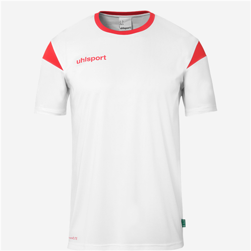 Maillot manches courtes football Uhlsport Adulte - Squad27 Blanc/Rouge 