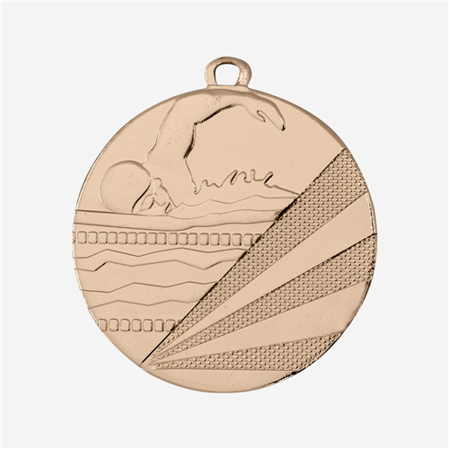 Médaille frappée 50 mm - Natation Bronze 