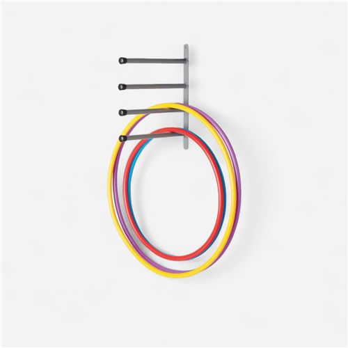 Porte cerceaux mural 4 bras - Tremblay