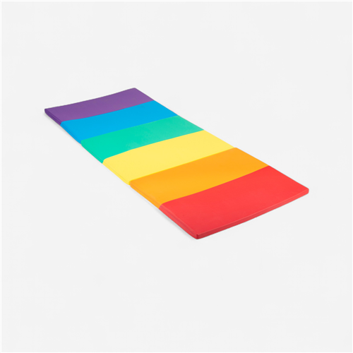 Tapis baby gym Tapis pliable arc-en-ciel  Megaform - 1,8m de long