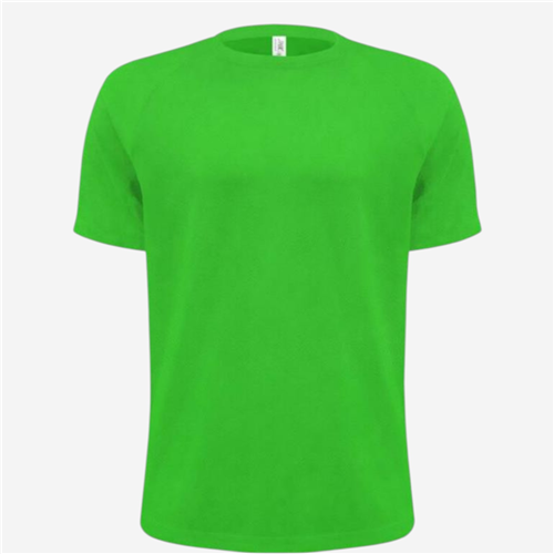 Maillot manches courtes Homme JHK Textile - Polyester Vert Fluo 