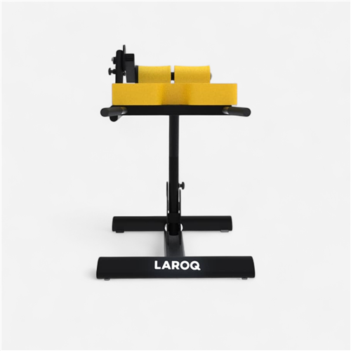 Banc de musculation Laroq - Banc à lombaires jaune 