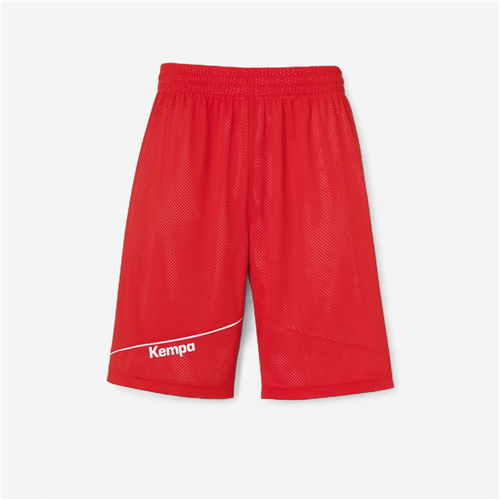 Short basket Kempa Adulte - Reversib Rouge/Blanc 