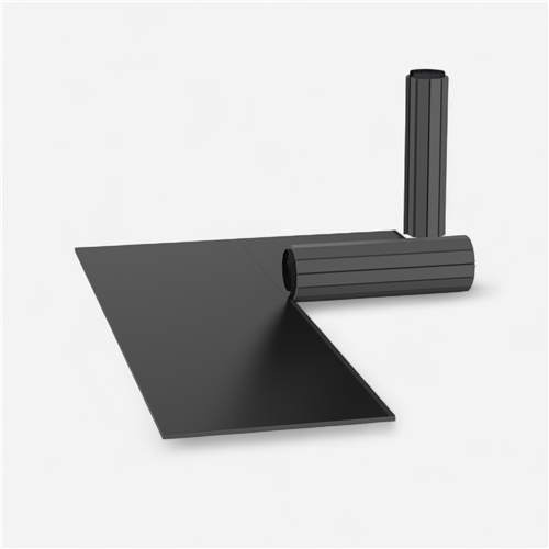 Tapis de sol combat 1m2 x5cm Sportcom - Flexiroll Lisse noir