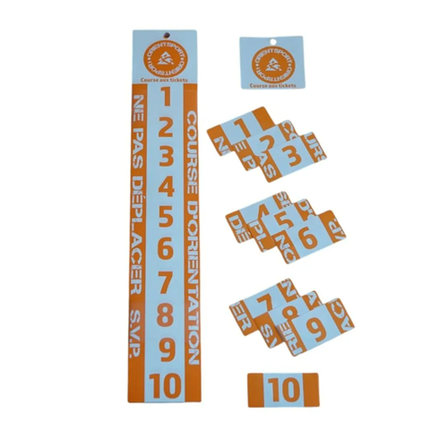 Lot de 100 tickets prédécoupés