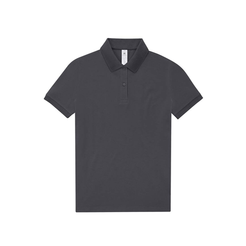 POLO COTON FEMME GRIS FONCE 210