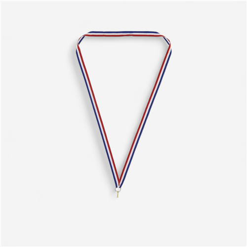 Ruban de médaille 10 mm - Bleu/Blanc/Rouge 