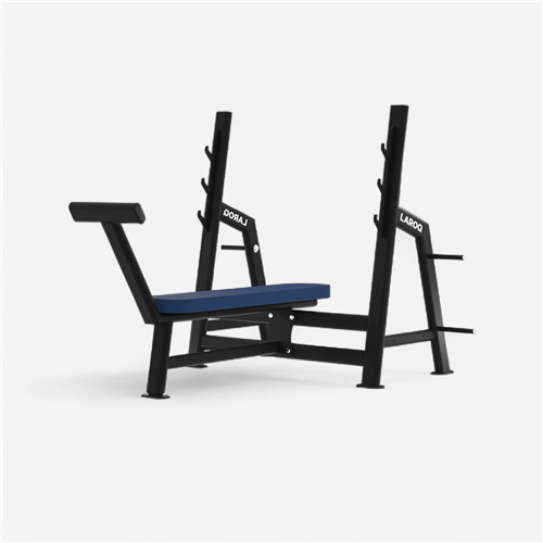 Banc de musculation Laroq - Banc développé couché Noir 