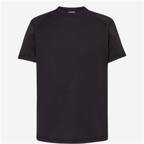 Maillot manches courtes Enfant JHK Textile - Polyester Noir 