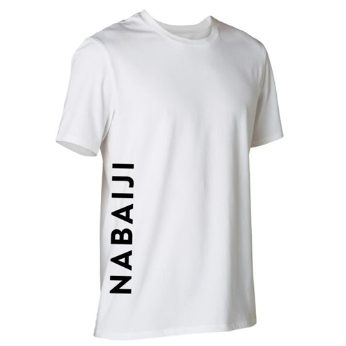 T-shirt adulte nabaiji coton bio blanc