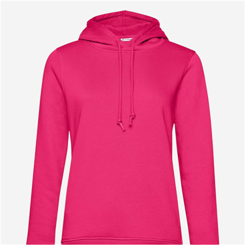 Sweat à capuche femme B&C - Organic Rose Fuchsia