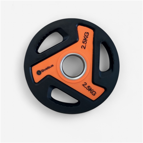 Disque olympique poignées 50 Mm 2,5 Kg Sveltus