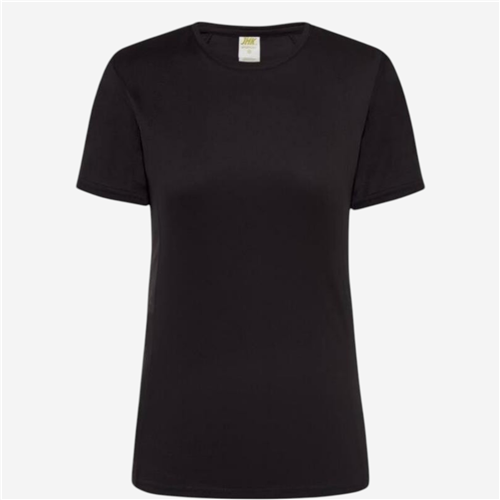 Maillot manches courtes femme JHK Textile - Polyester Noir 