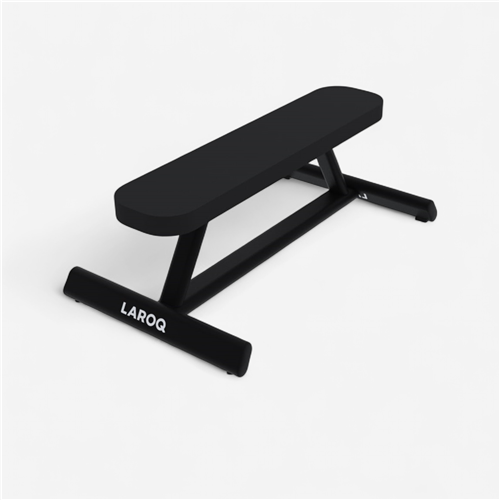 Banc de musculation Laroq - Banc plat Noir 