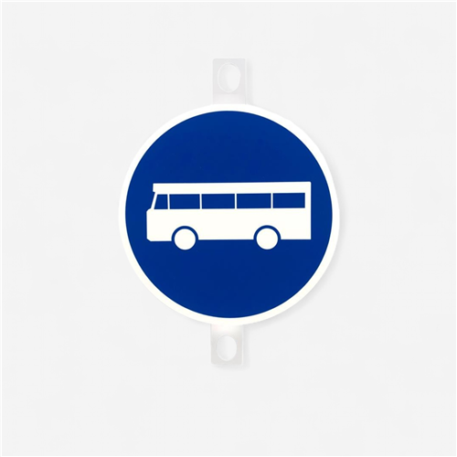 PANNEAU VOIE RESERVEE AUX TRANSPORTS EN