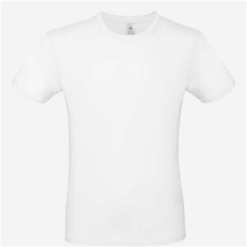 Tee shirt manches courtes mixte B&C - 150 Blanc 
