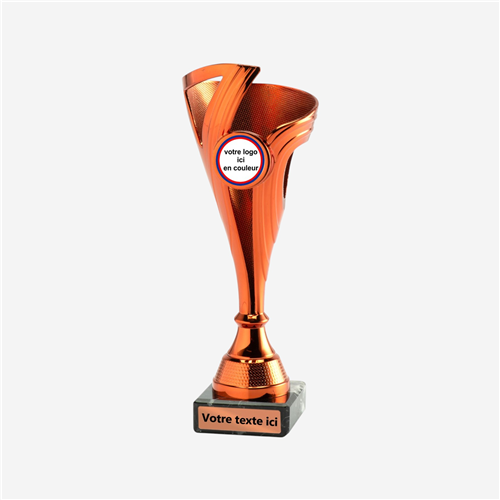 COUPE BRONZE PERSONNALISÉE DE 20,5 CM