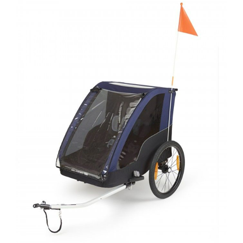 REMORQUE ENFANT POLISPORT BIPLACE VIOLET
